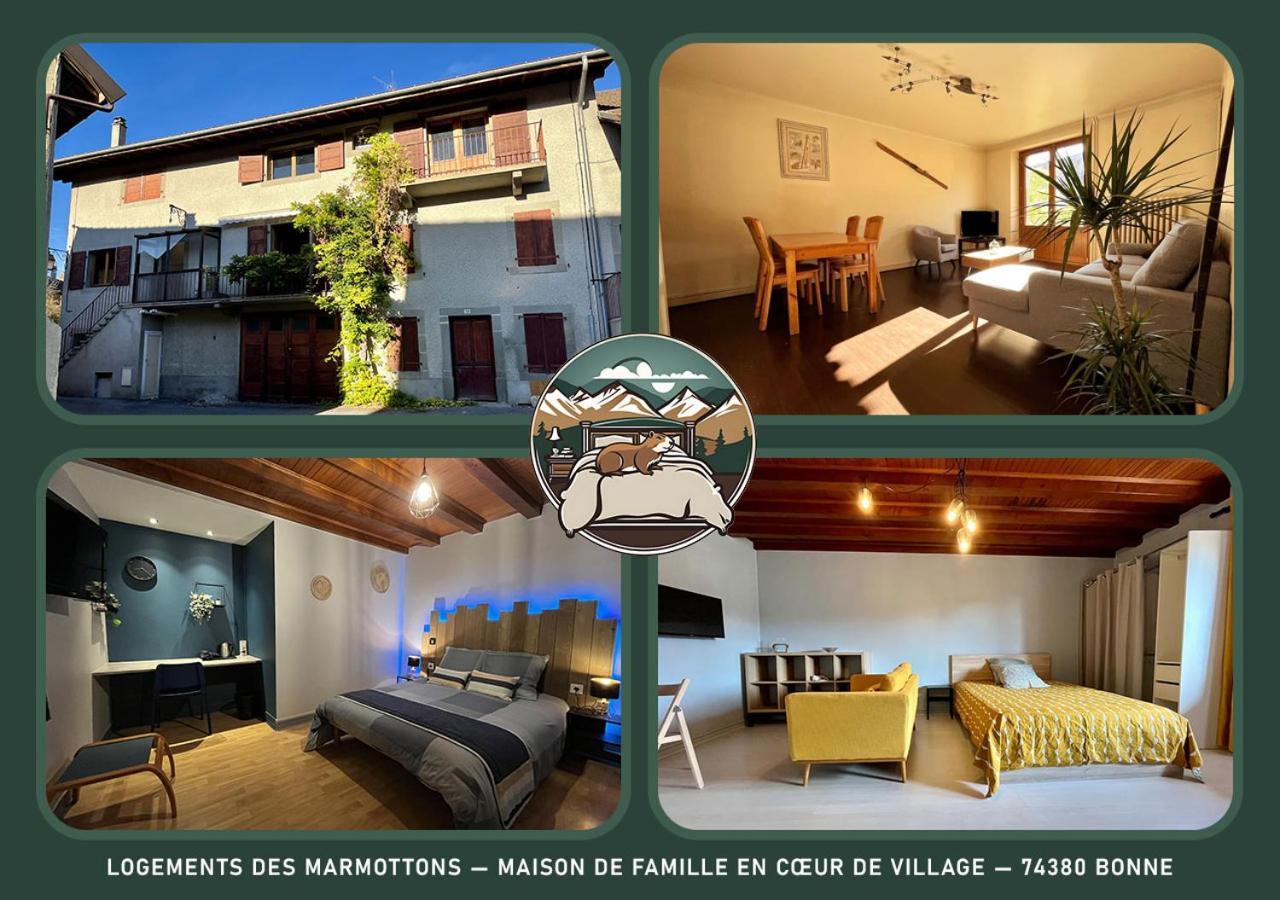 Logements Des Marmottons - Coeur De Village A Bonne Bagian luar foto