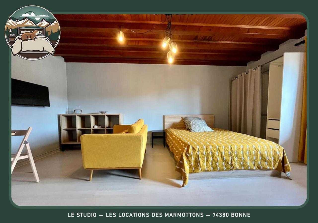 Logements Des Marmottons - Coeur De Village A Bonne Bagian luar foto
